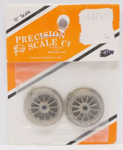 Precision Scale Co. 40274 O Scale Wheel Centers, 39" Unmachined, 12 Spokes (2)