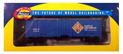 Athearn 71319 HO Beefland International WCLX 40' Steel Reefer Car #2024