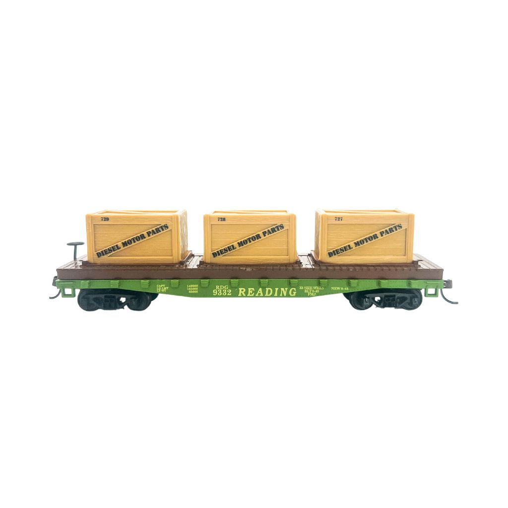 Rock Island Hobby 032214 HO Reading 40' Flat Car with Crates