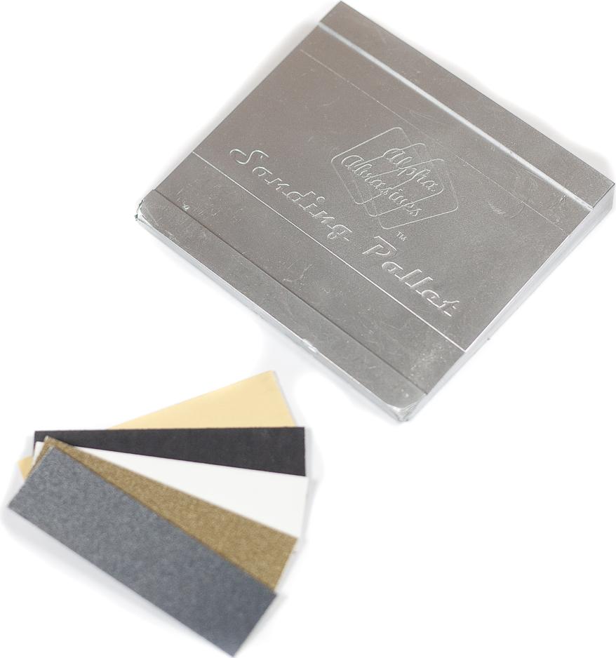 Alpha Abrasives 0910 Abrasive Sanding Pallet Set - Base & 5 Sanding Pallets