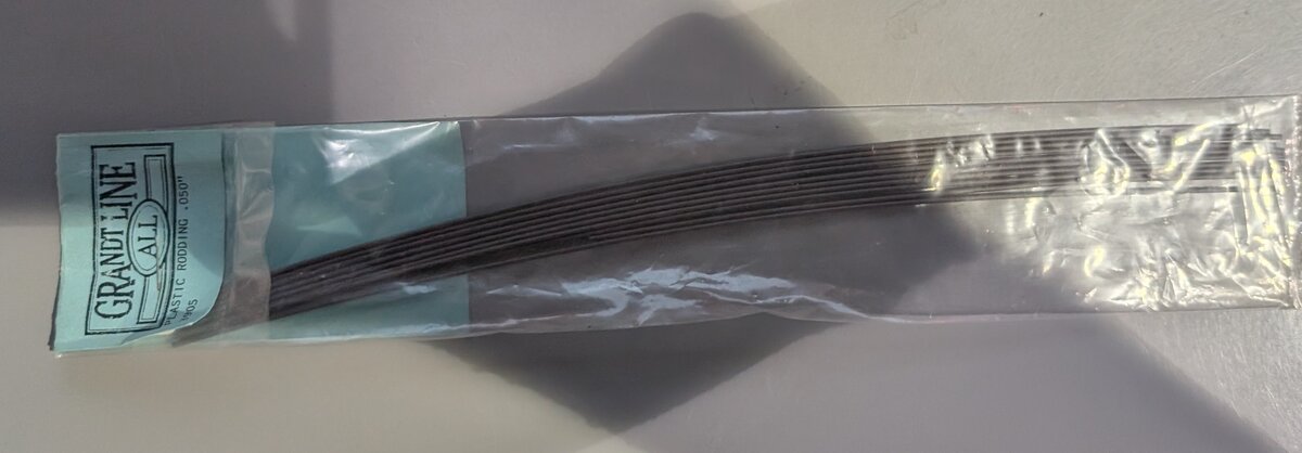 Grandt Line 3905 All Scales Plastic Rodding .050" (10 Pieces)