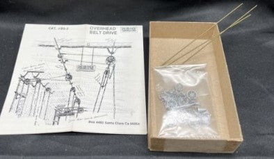 Rio Grande Models 2 HO Blacksmith Equipment Overhead Belt Drive Model Kit