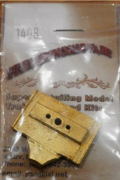 Precision Scale Co. 1408 O Scale Spacer, Frame Front C-14 (Brass Casting)