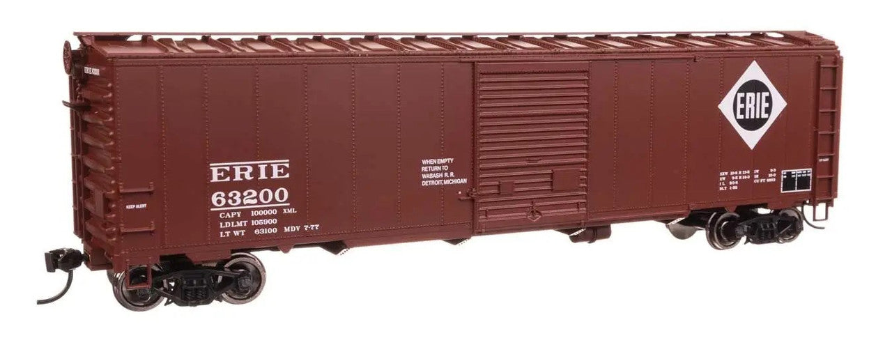 Walthers 910-46513 HO Erie Ready to Run 50' AAR Single Door Boxcar #63200