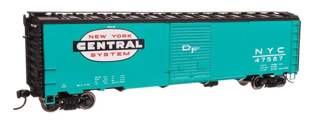 Walthers 910-46519 HO NYC Ready to Run 50' AAR Single Door Boxcar #47587