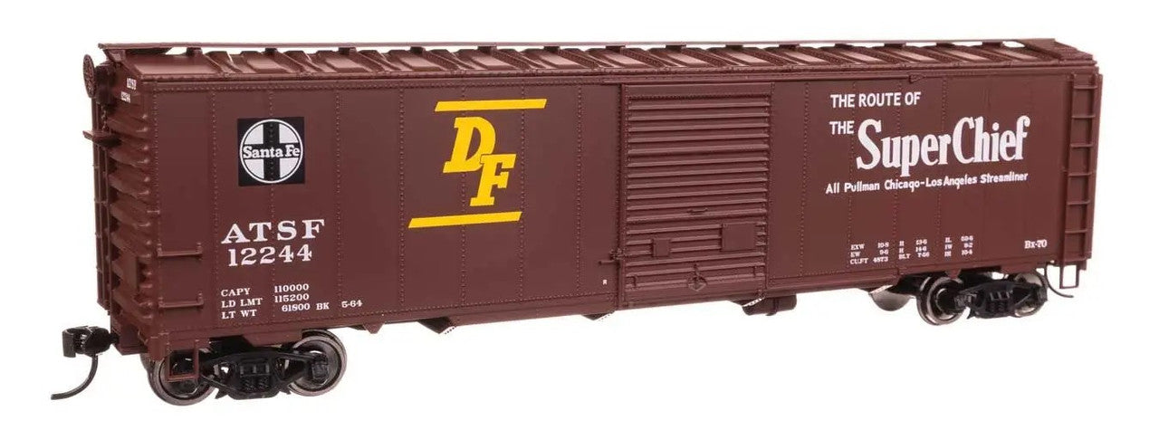 Walthers 910-46504 HO ATSF Ready to Run 50' AAR Single Door Boxcar #12244