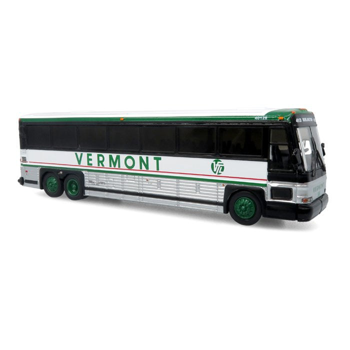 Iconic Replicas 87-0562 1:87 Vermont Transit 2001 MCI D4000 Coach Diecast Model