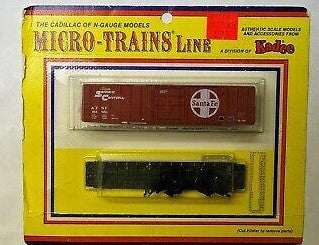 Micro-Trains 27019 N Gauge Santa Fe Boxcar #151951 Kit