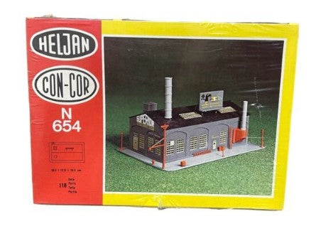 Con-Cor 654 N Scale Superior Baking Company Building Kit