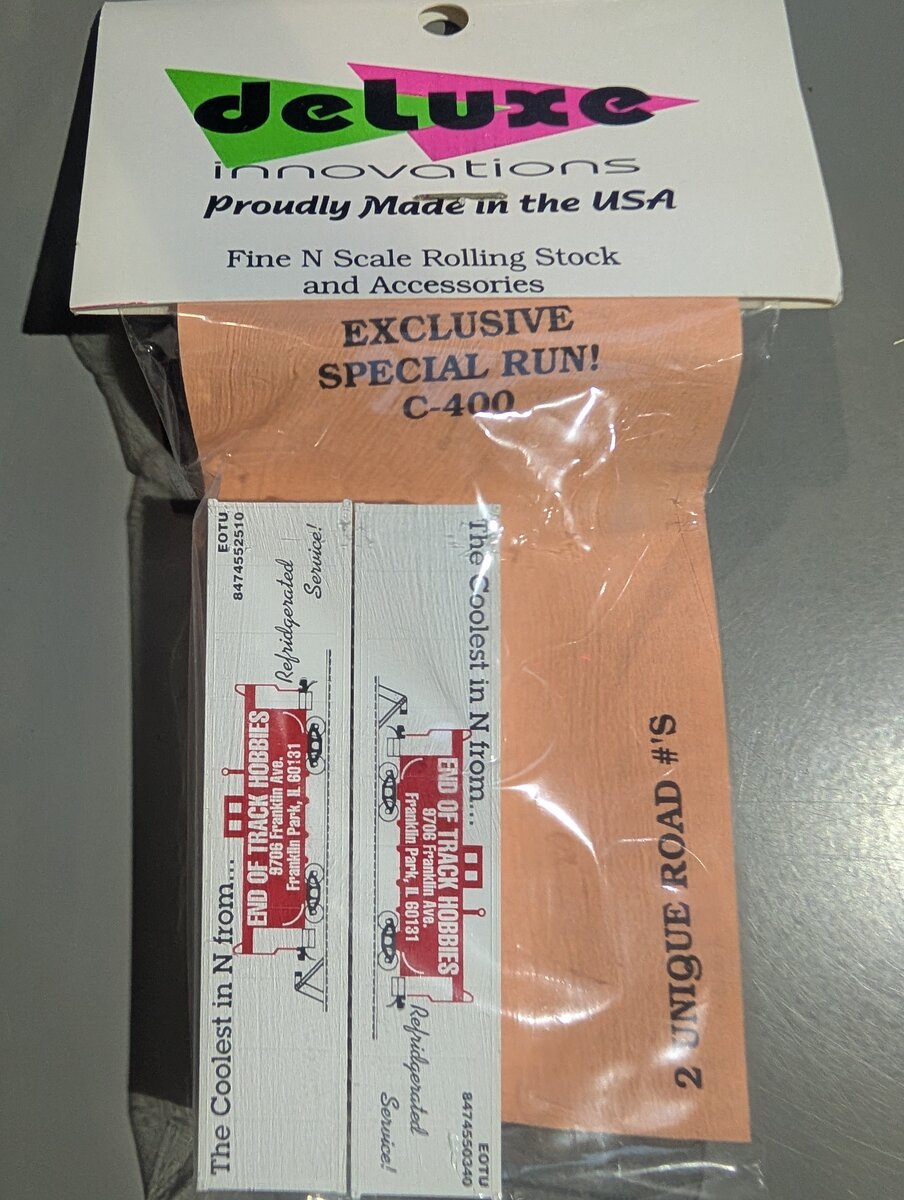 Deluxe Innovations C400 N Scale Exclusive Special 40' Refridgerated Containers