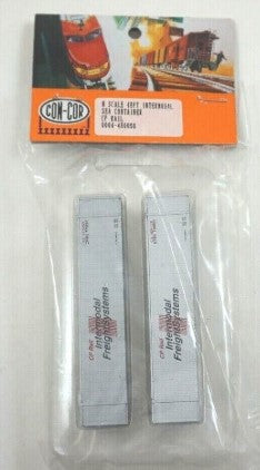 Con-Cor 0004-480008 N Scale CP Rail 48' Intermodal SEA Containers (Set of 2)