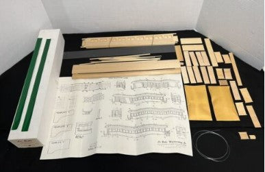 LaBelle O-66 O Scale Open Platform Duluth & Iron Range Observation Car Model Kit