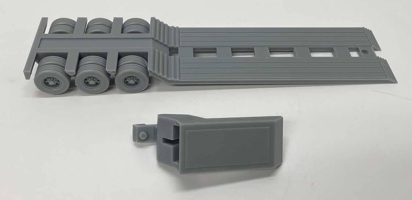Phoenix Precision Models 33005 O Lowboy Trailer with Hitch