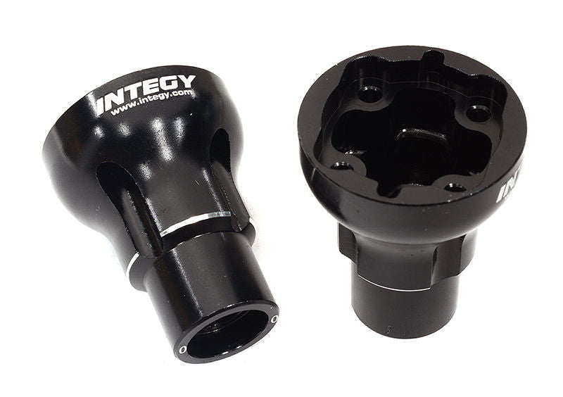 Integy C32947BLACK Billet Machined 0 Degree Axle Mount Set