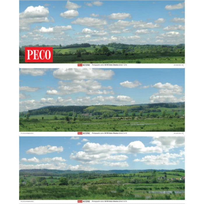 Peco SKP-05 Water Meadow Photographic Backscene