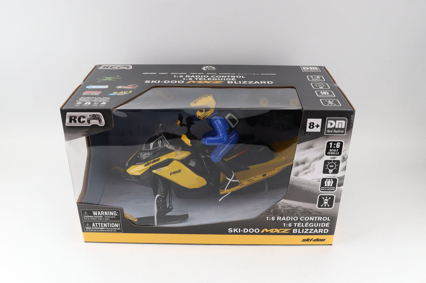 DieCast Masters 30601 1:6 MXZ Blizzard Ski-doo RC Snowmobile