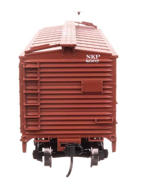 Walthers 910-40721 HO NKP 40' ARA Single Sheathed Boxcar Ready to Run #8002