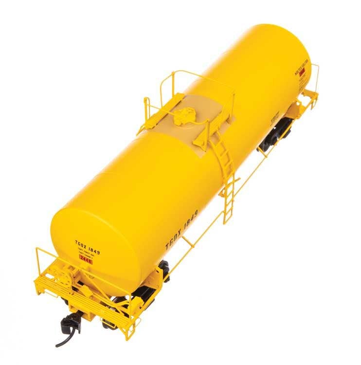 Walthers 920-100072 HO TGOX 40' Trinity 14,000-Gal Molten Sulfur Tank Car #1849