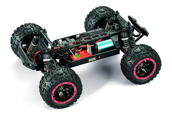 BlackZon 540211 1:6 Red Slyder MT Turbo 4WD 2S Brushless Monster Truck