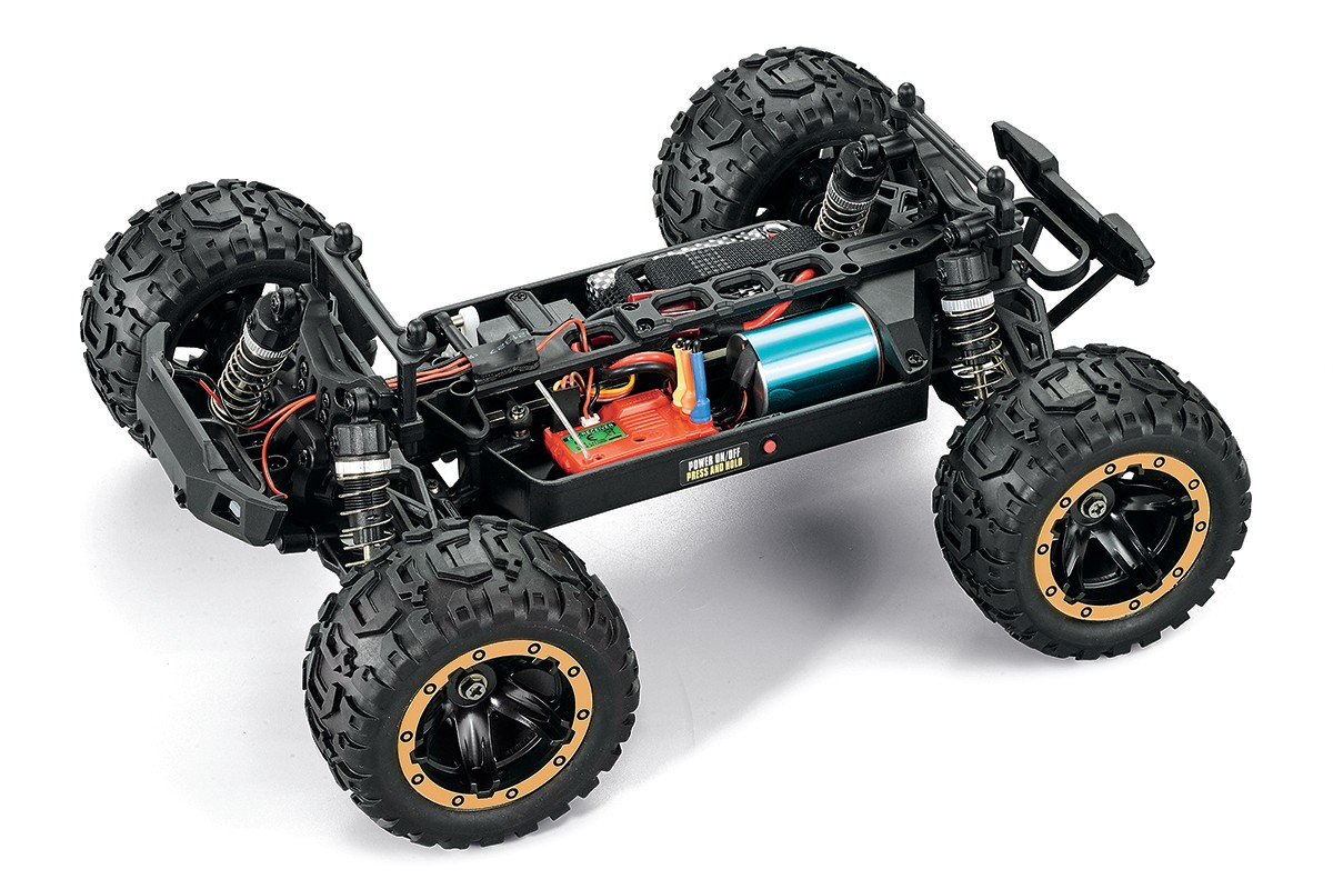 BlackZon 540212 1:16 Gold Slyder MT Turbo 4WD 2S Brushless Monster Truck