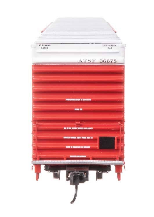 Walthers 920-102110 HO Santa Fe 86' PS Double-Door Hi-Cube Boxcar RTR #36678