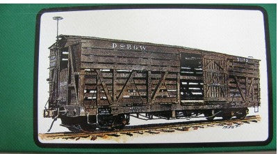 San Juan Car Co 106 On3 D&RGW 30' Stock Car Bundle Model Kit