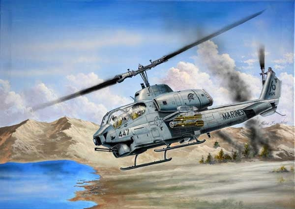 Trumpeter 05116 AH-1W SUPER COBRA 1/35 Helicopter Model Kit