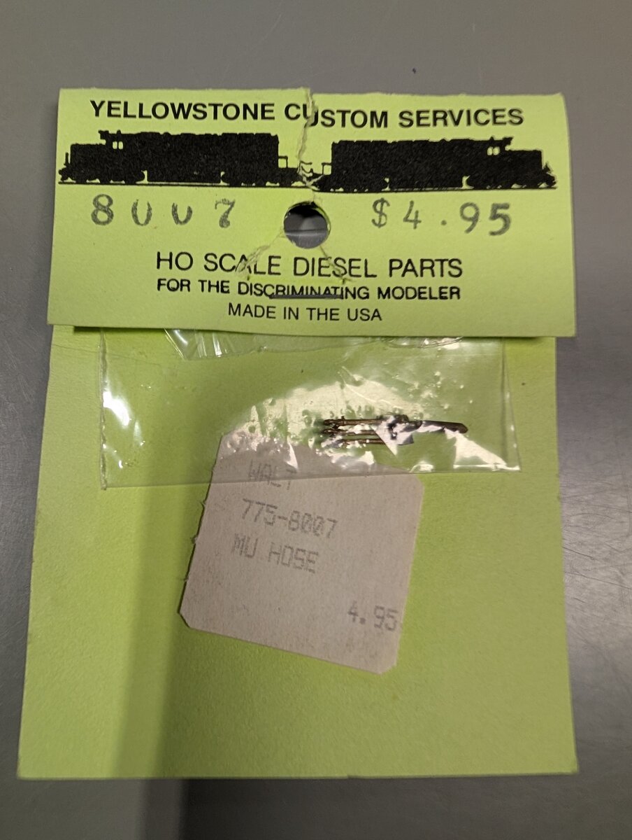 Acme Yellowstone Custom Services 8007 HO MU Hose