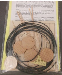 Rocky MT Rails 1529 HO Scale 8" Dia Underground Cable Reels Kit (Pack of 6)
