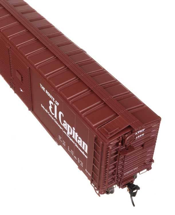 Walthers 920-101672 HO Santa Fe 50' AAR Double-Door Boxcar Ready to Run #10377