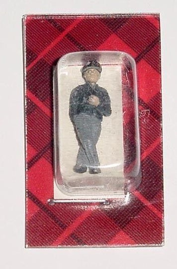 Campbell Scale Models 1215 HO Vintage Weston Mini-Figure Loafer Painted Figure