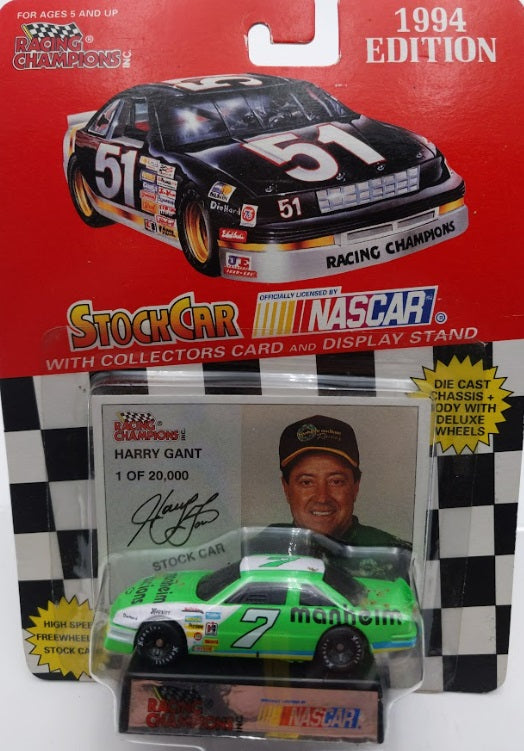 Racing Champions 01153 1:64 Scale Harry Grant #7 Manheim W/Card&Display Stand