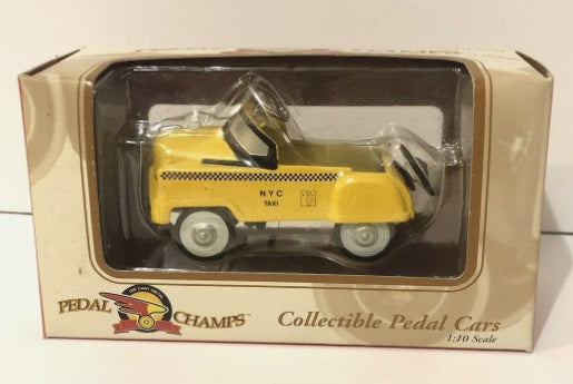 Acme 01011 Pedal Champs 1:10 Scale NYC Taxi Truck Pedal Car Toy Die Cast