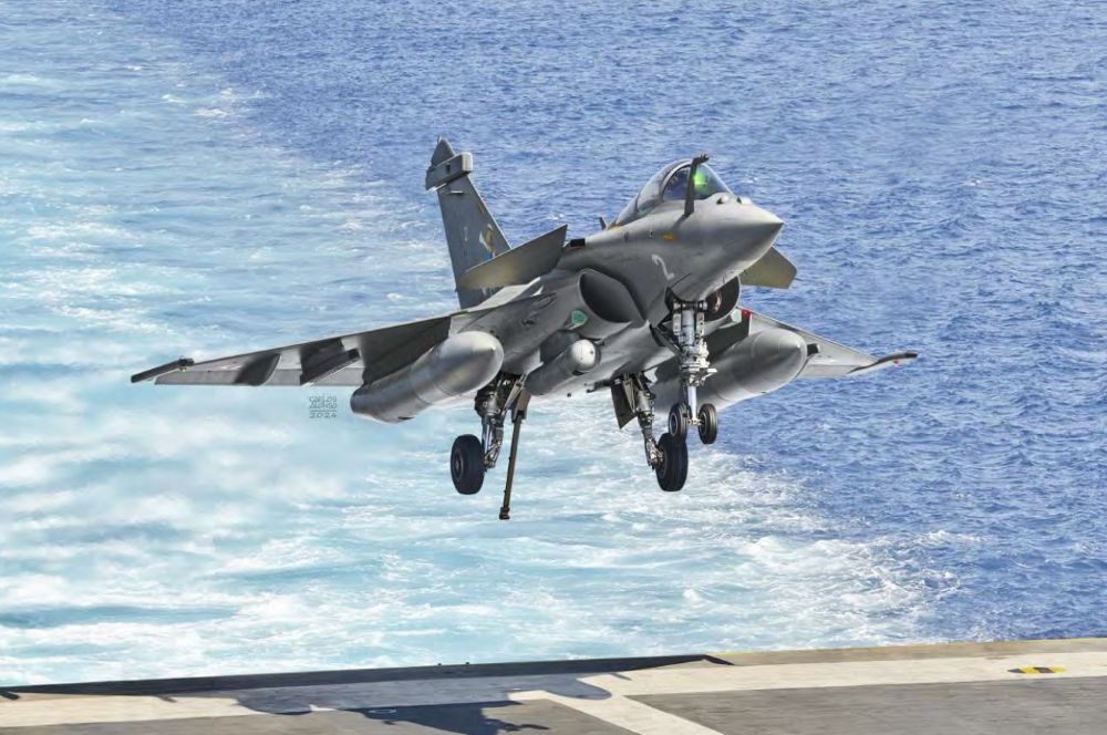 Academy 12368 1:48 Rafale M Marine Nationale Fighter Plastic Model Kit