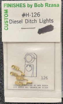 Custom Finishing H-126 HO Scale Diesel Ditch Lights