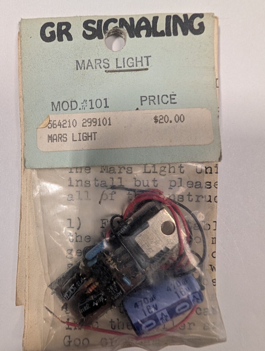 GR Signaling MOD101 Mars Light