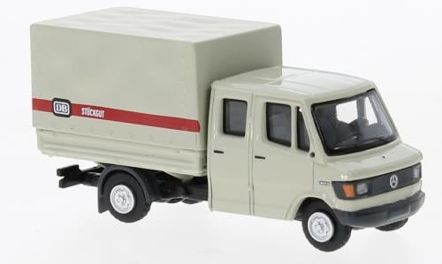 Brekina Automodelle 36953 HO DB Stuckgut 1988 MB L207 Doka Delivery Truck
