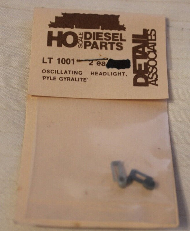 Detail Associates LT1001 HO Oscillating Headlight Pyle Gyralite w/Jewels