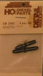 Detail Associates CB2303 HO Cab Armrest 24" & 36" Stepped Type