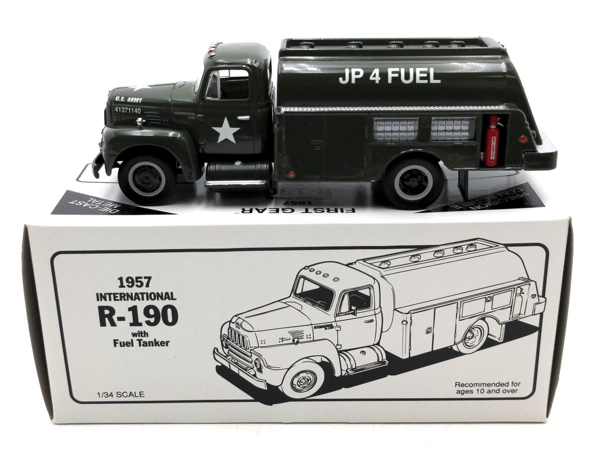 First Gear 29-1380 1:34 1957 International R-190 Fuel Tanker, US Army
