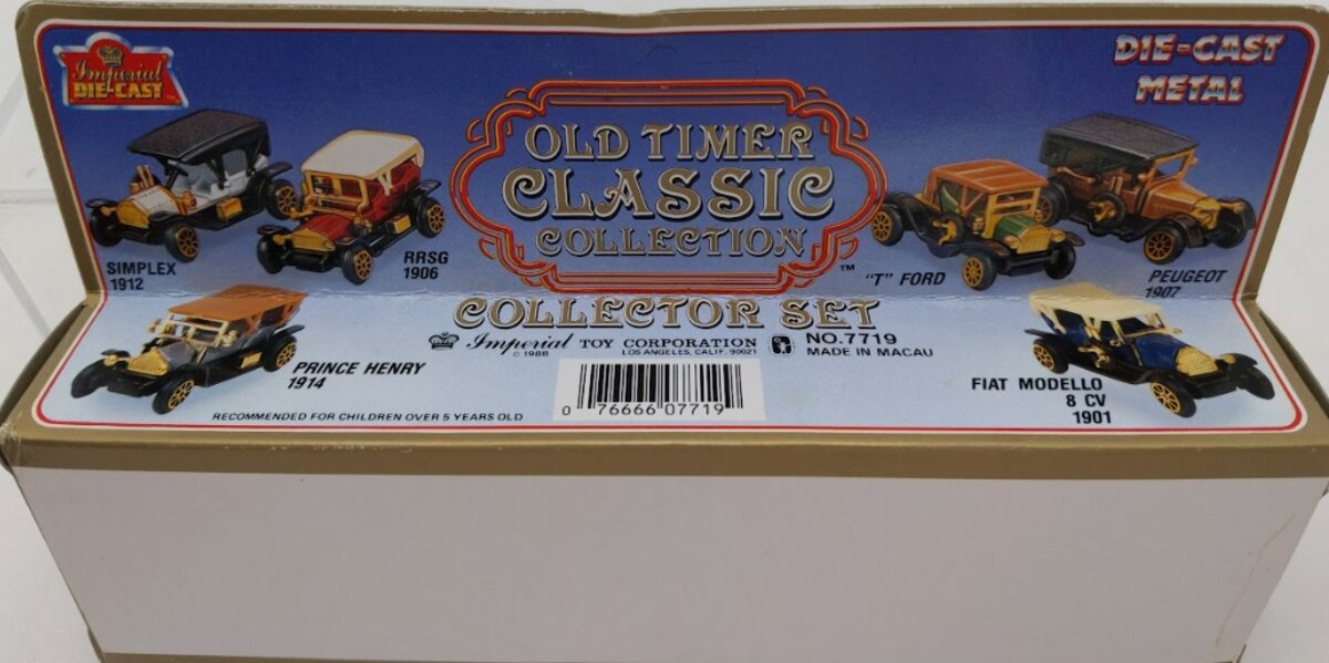 Acme 7719 Imperial Die-Cast Old Timer Classic Collection (Set of 6)