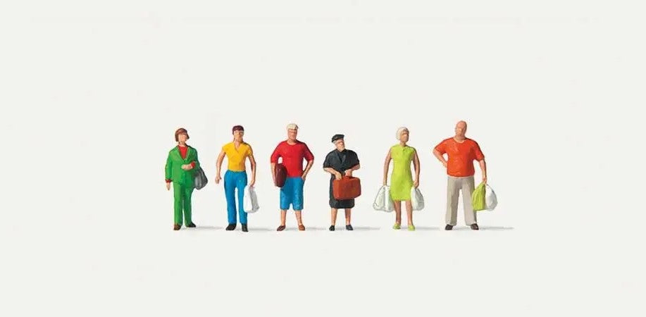 Merten 272563 N Going Shopping Figures (Set of 6)