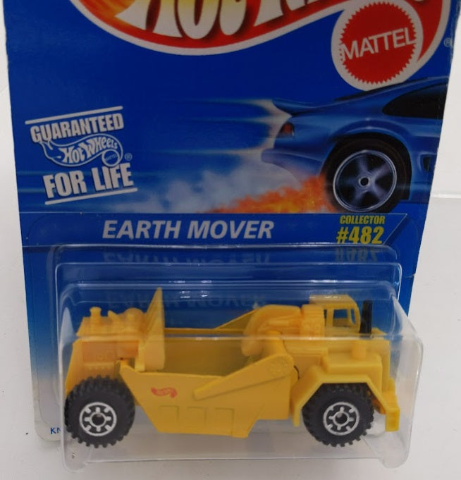 Hot Wheels 16053 1:64 Earth Mover Scraper Die Cast Metal Collector No. 482