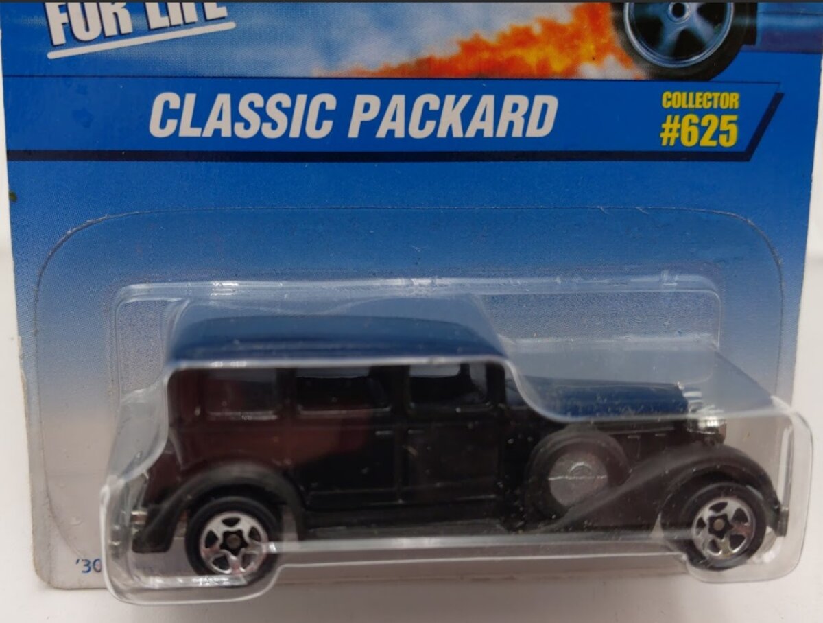 Hot Wheels 3920 1:64 Classic Black 34 Packard Collector # 625