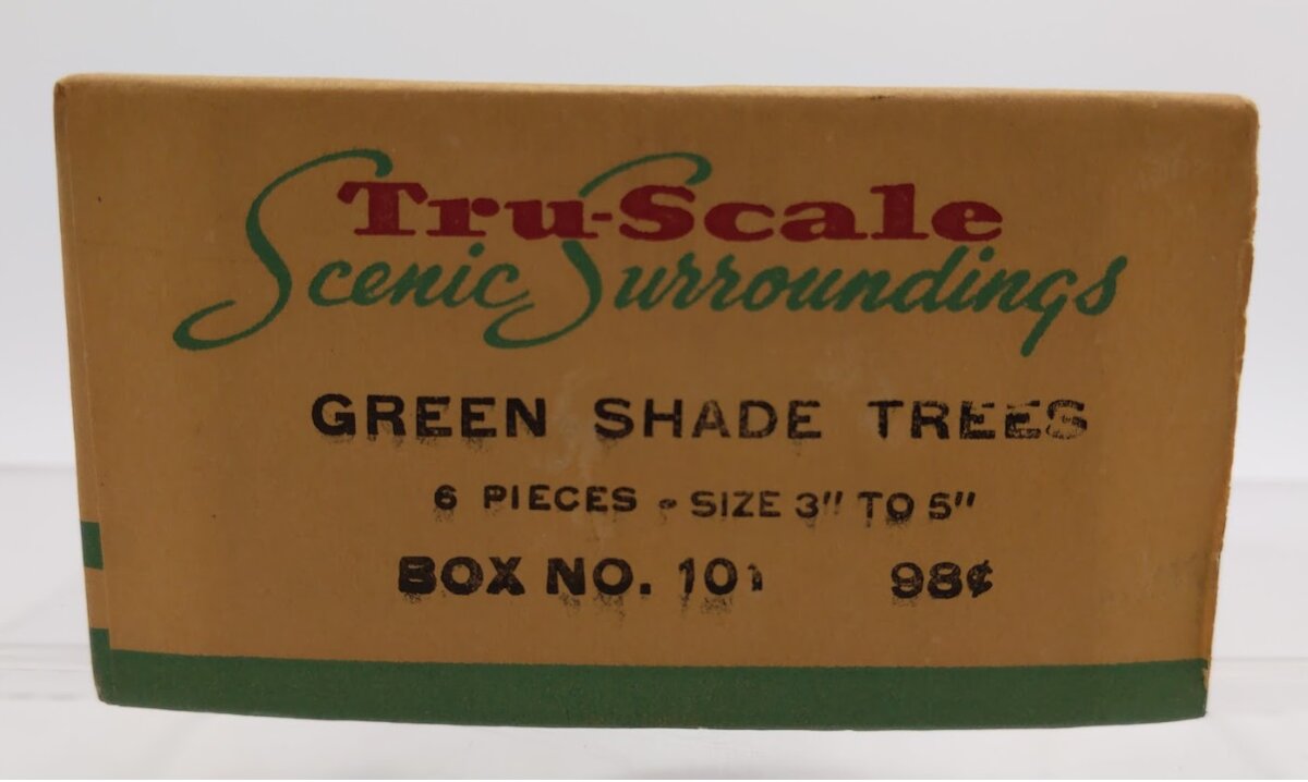 Life Like 101 Green Shade Trees 3”-5” (Box of 6)