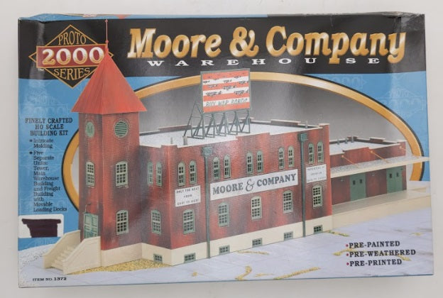 Life Like 1372 HO Scale Proto 2000 Series Moore & Company Warehouse Building Kit