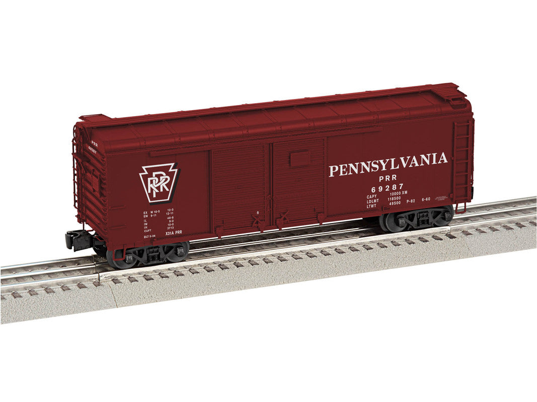 Lionel 2526131 O Pennsylvania Shadow Keystone X31 Boxcar #69287