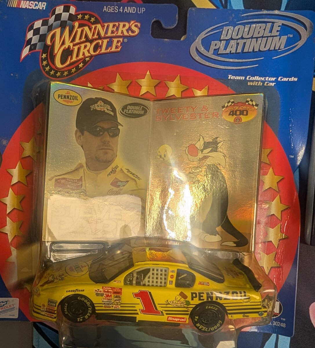 Winners Circle 02748 1:43 Diecast Steve Park #1 Tweety & Sylvester Stock Car