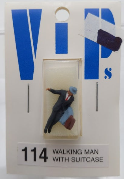 E-R Models 114 HO Scale Vips Walking Man Hanpainted Figure