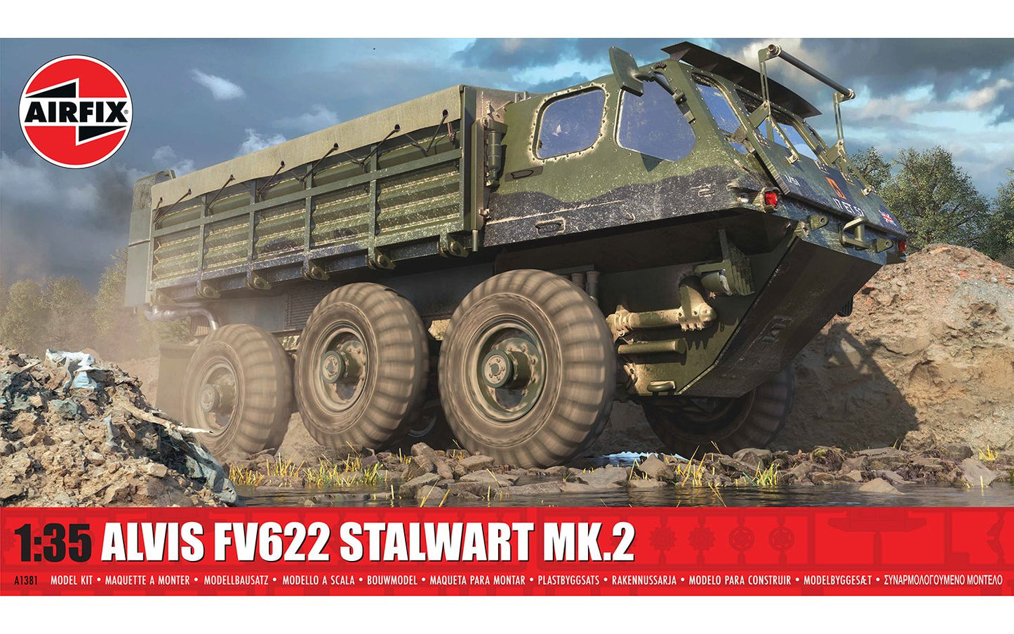 Airfix Products A1381 1:35 Alvis FV622 Stalwart Mk.2 Truck Plastic Model Kit
